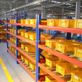 Carton Flow Through Gravity Racking for Warehouse Storage